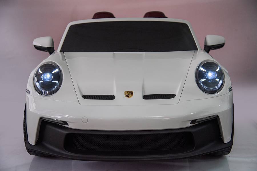 Kinderfahrzeug – Elektro Auto „Porsche 911 GT3“ – Lizenziert – 24V10A Akku, Leise Motoren, 2,4Ghz Fernsteuerung, MP3+Ledersitz+EVA – Bild 2