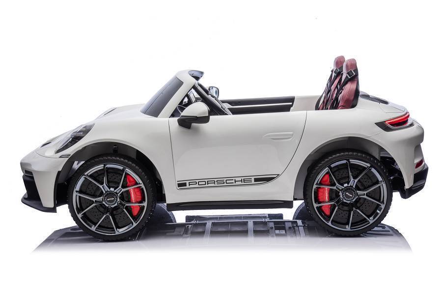 Kinderfahrzeug – Elektro Auto „Porsche 911 GT3“ – Lizenziert – 24V10A Akku, Leise Motoren, 2,4Ghz Fernsteuerung, MP3+Ledersitz+EVA – Bild 3