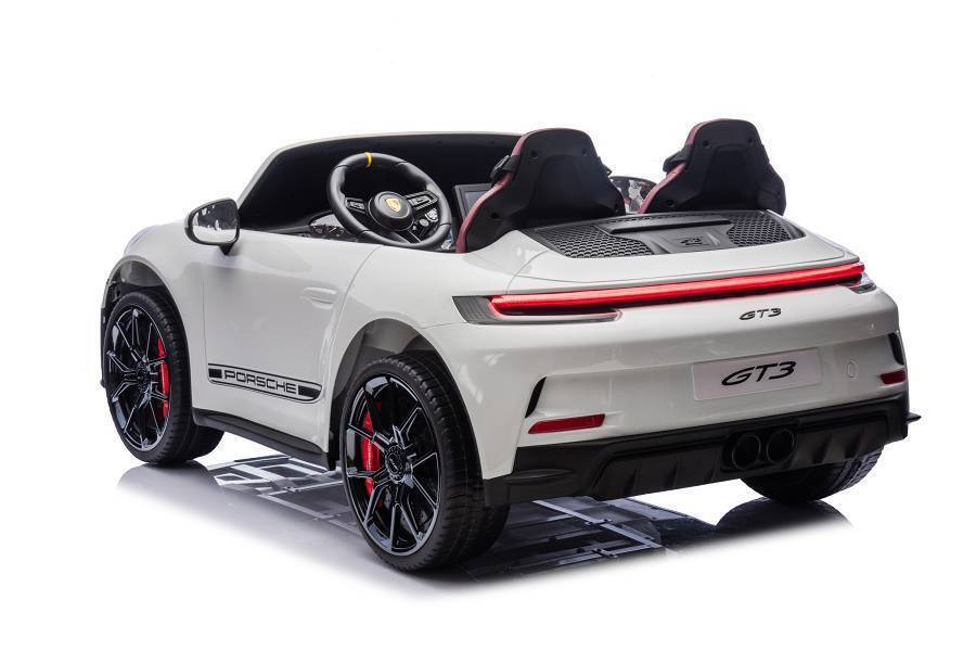 Kinderfahrzeug – Elektro Auto „Porsche 911 GT3“ – Lizenziert – 24V10A Akku, Leise Motoren, 2,4Ghz Fernsteuerung, MP3+Ledersitz+EVA – Bild 4