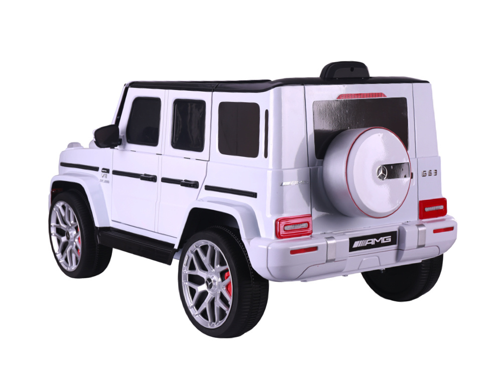 Mercedes G63, 12-Volt-Kinderbatterieauto, Gummireifen, Ledersitz Und Mehr! – Bild 6