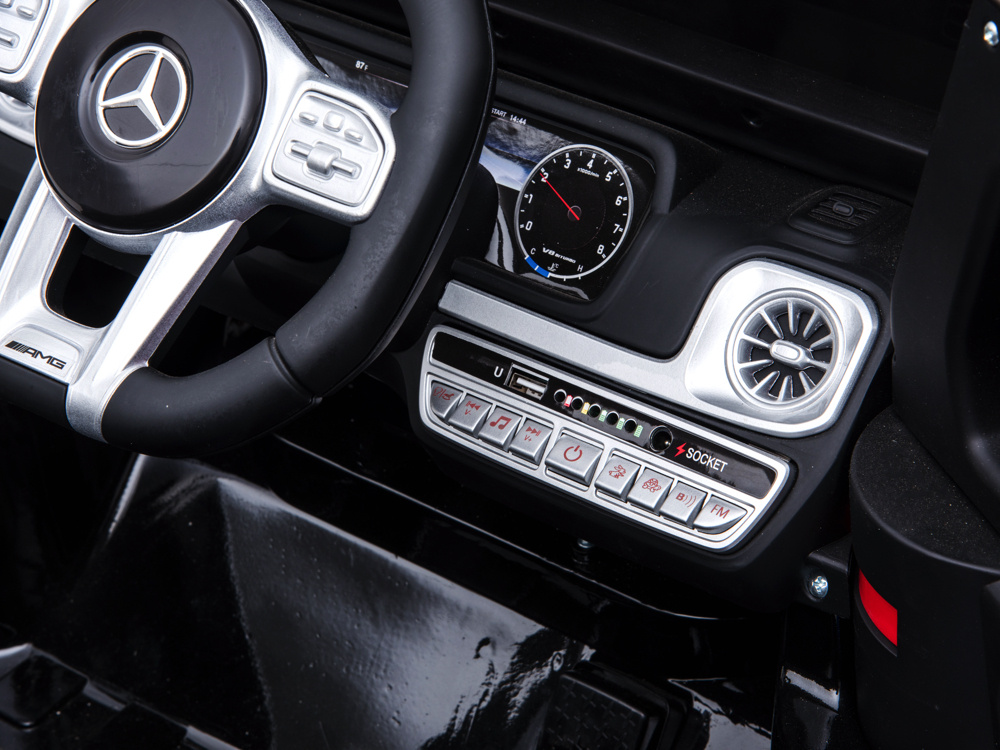 Mercedes G63, 12-Volt-Kinderbatterieauto, Gummireifen, Ledersitz Und Mehr! – Bild 8
