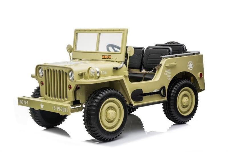 Kinderfahrzeug - Elektro Auto Offroad 3 Sitzer mit 12V14A Akku und 4 Motoren – Bild 4