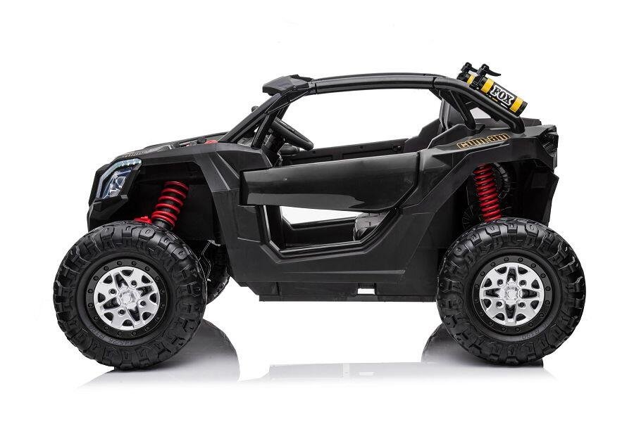 Kinderfahrzeug – Elektro Auto „Com 18“ – 24V7A Akku,4x Motoren- 2,4Ghz, Allrad+2 Sitzer+Ledersitz+EVA – Bild 4