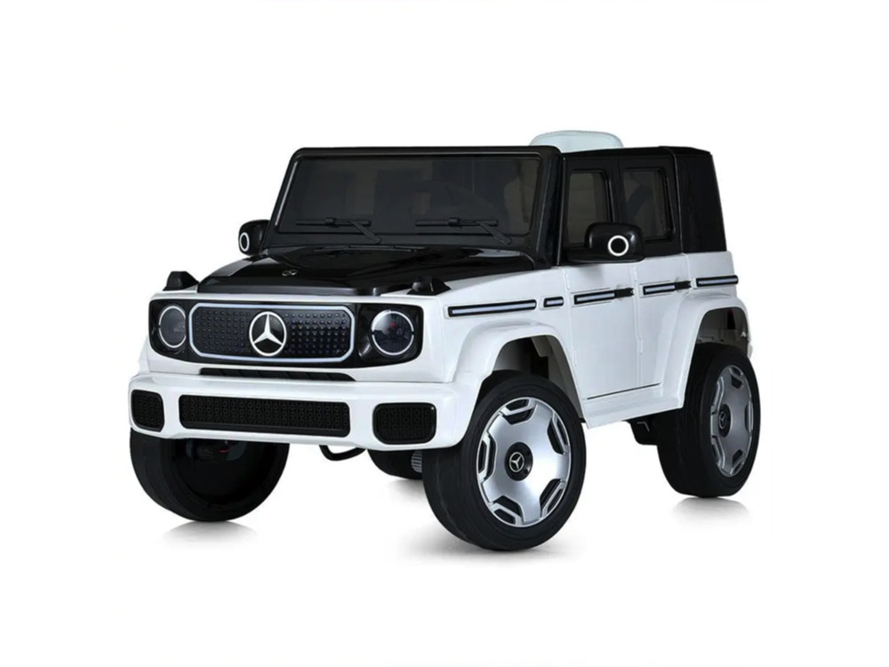 Mercedes Benz Eqg, 12-Volt-Elektro-Kinderauto Mit Gummireifen, Ledersitz Und Mehr!